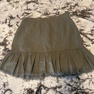 Green skirt